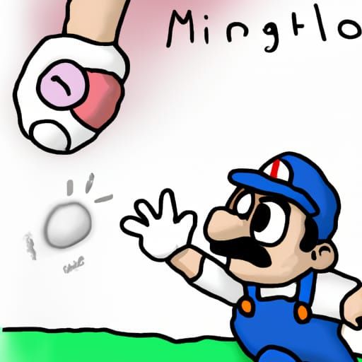 Controversial Mario Image Generated by AI