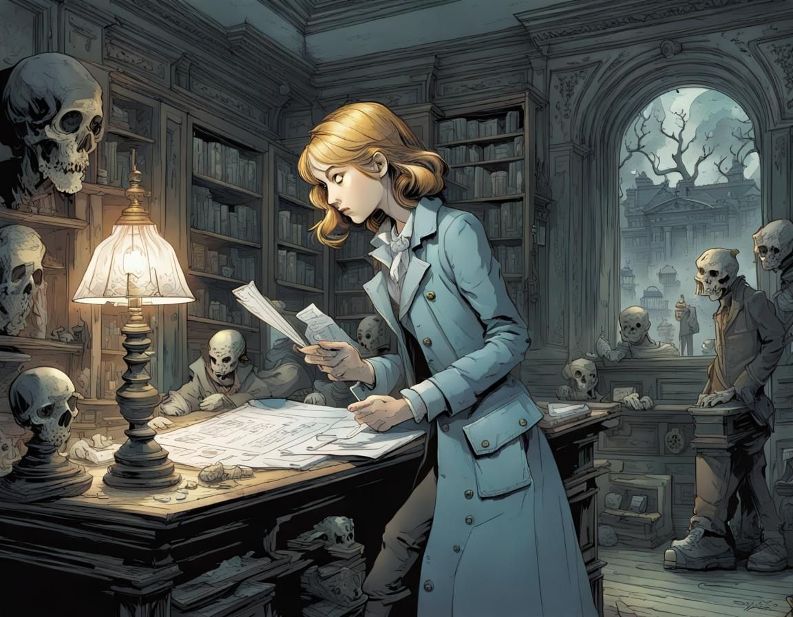 Nancy Drew Investigates a Haunted Mansion