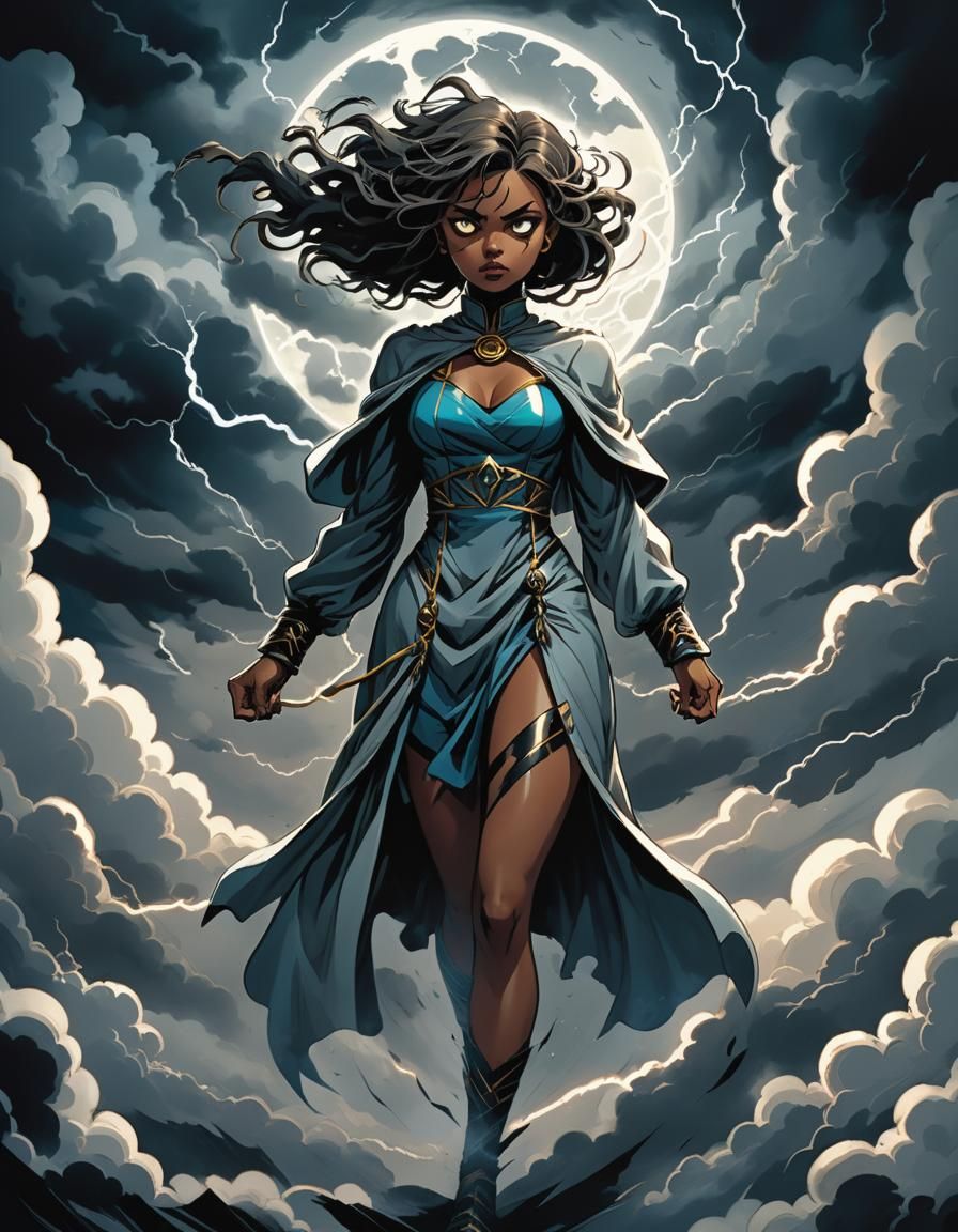 Zephyra with her eyes like storm clouds