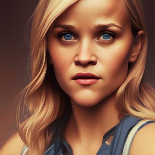 Detailed Portrait of a Youthful Woman