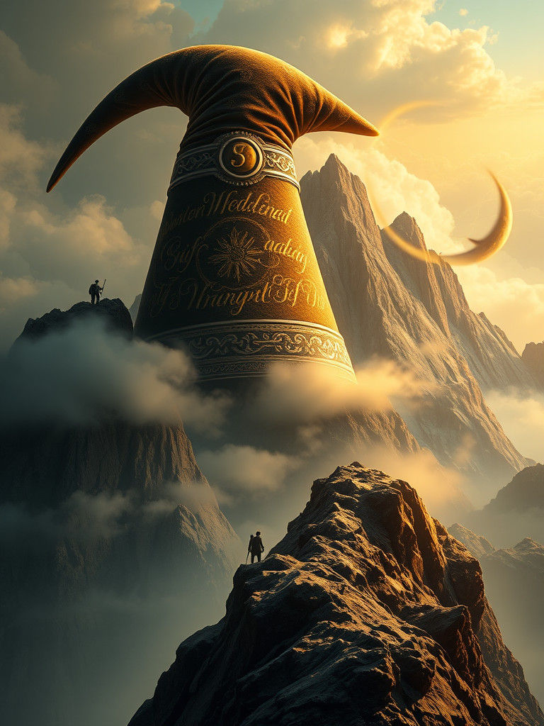 Gandalf's Hat: A Hyperrealistic Digital Painting