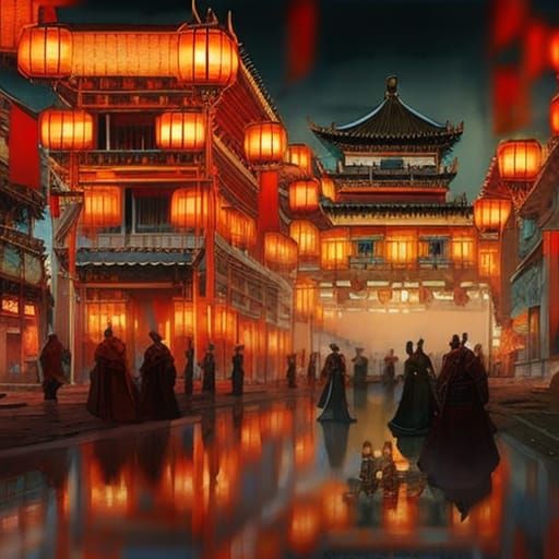 Night Town of Chang'an Street