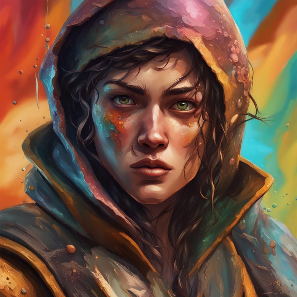 Quandale Dingle Meme in Hyperrealistic Splash Art