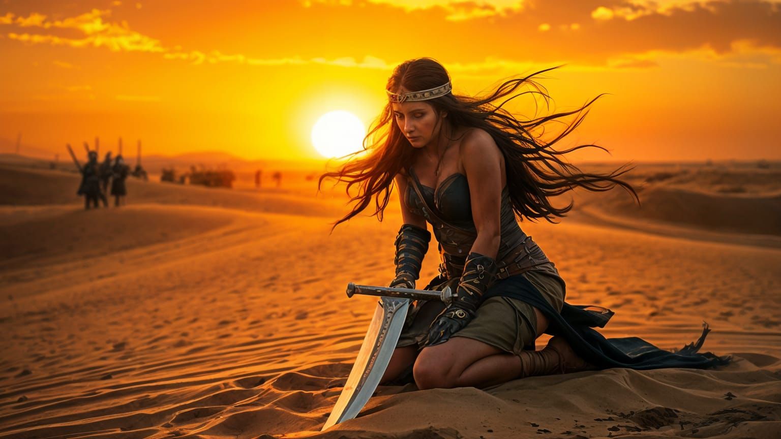 Desert Queen Victorious After Battle