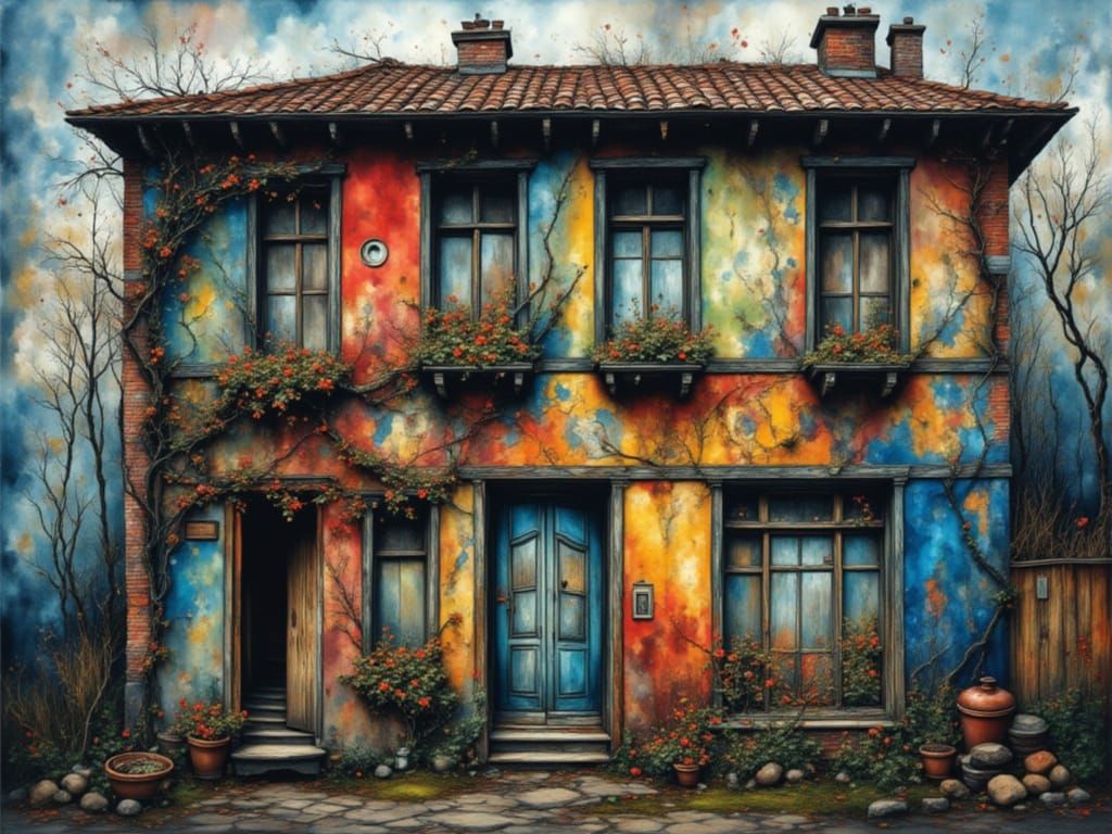 The painted house