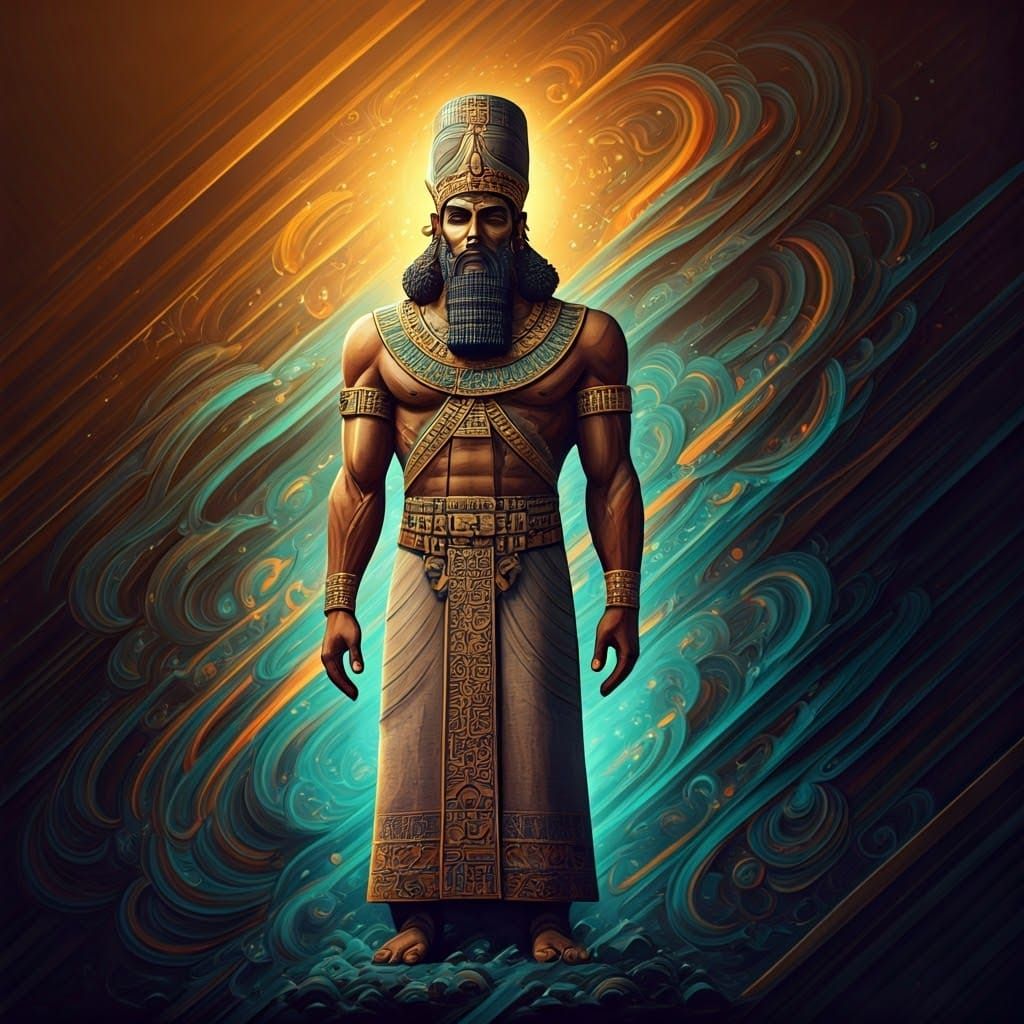 The Babylonian God Marduk