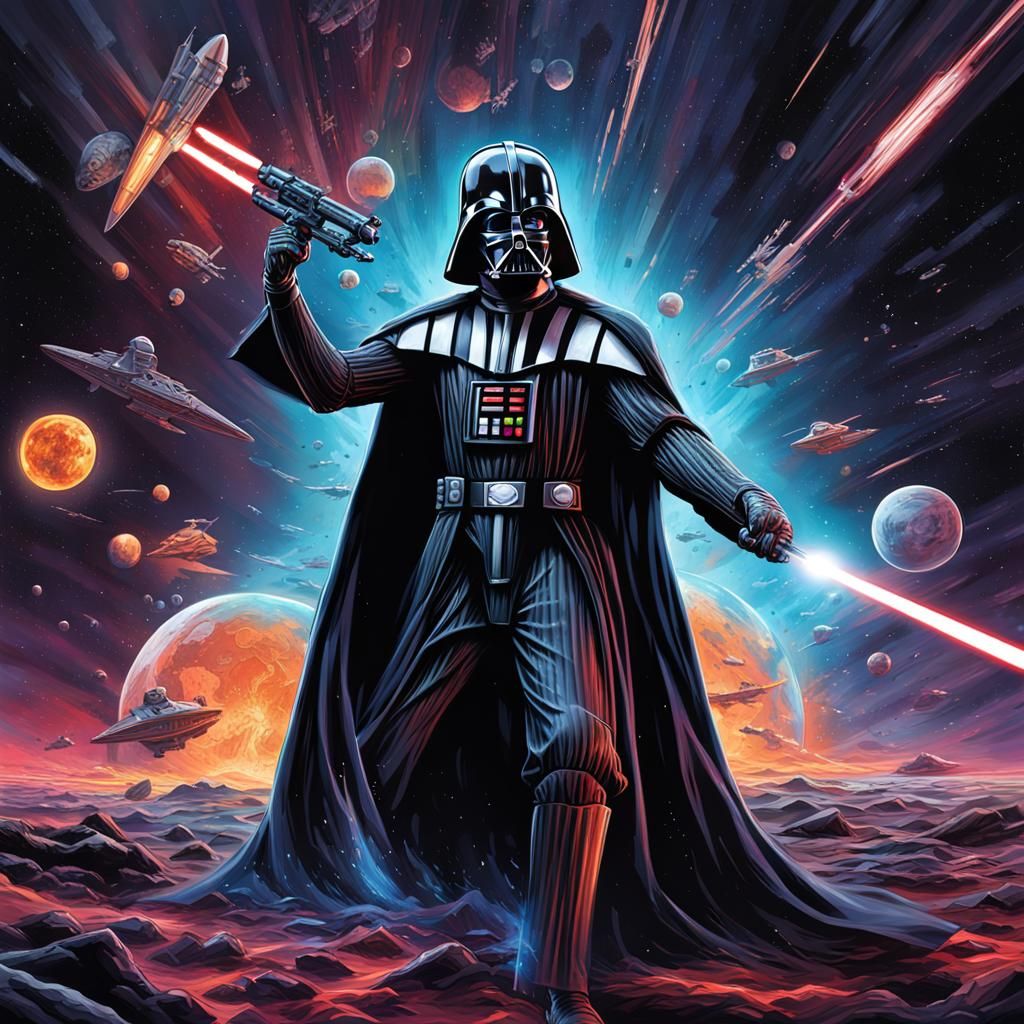 Darth Vader as Grim Reaper in Deep Space