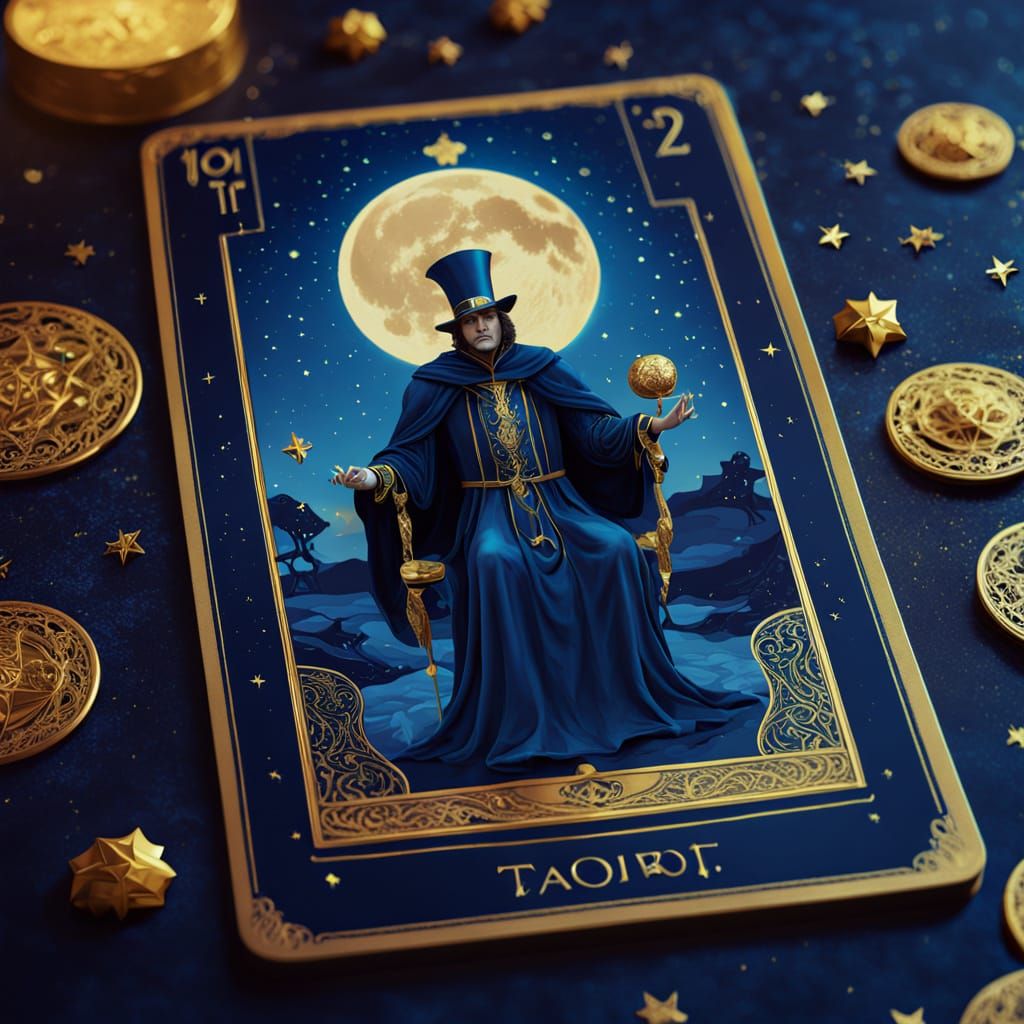 the magician Tarot card