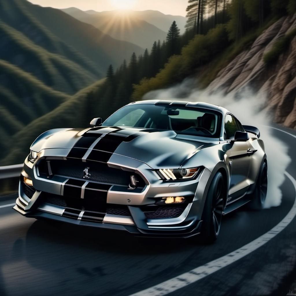Ford Mustang Shelby Cobra GT350 in Motion