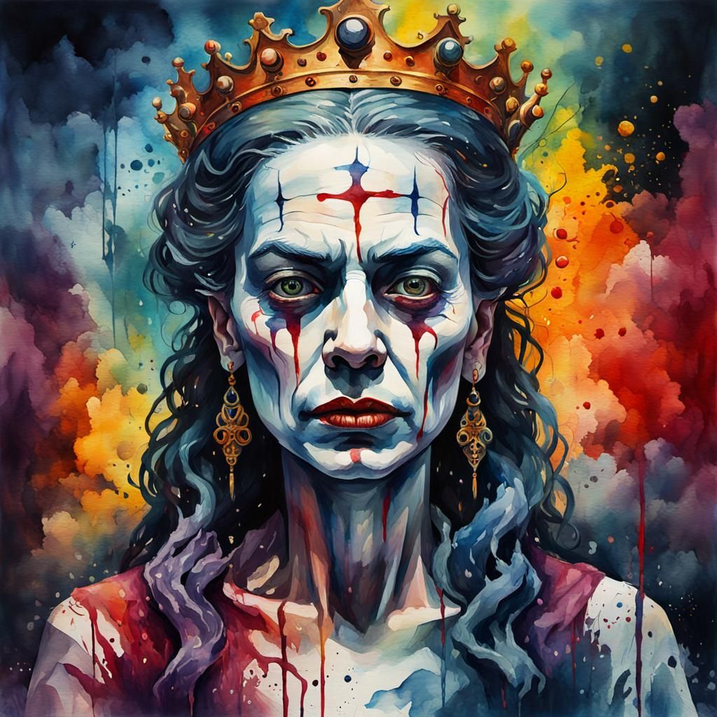 Grotesque Queen: Cannibalistic Gothic Impressionist Masterpi...