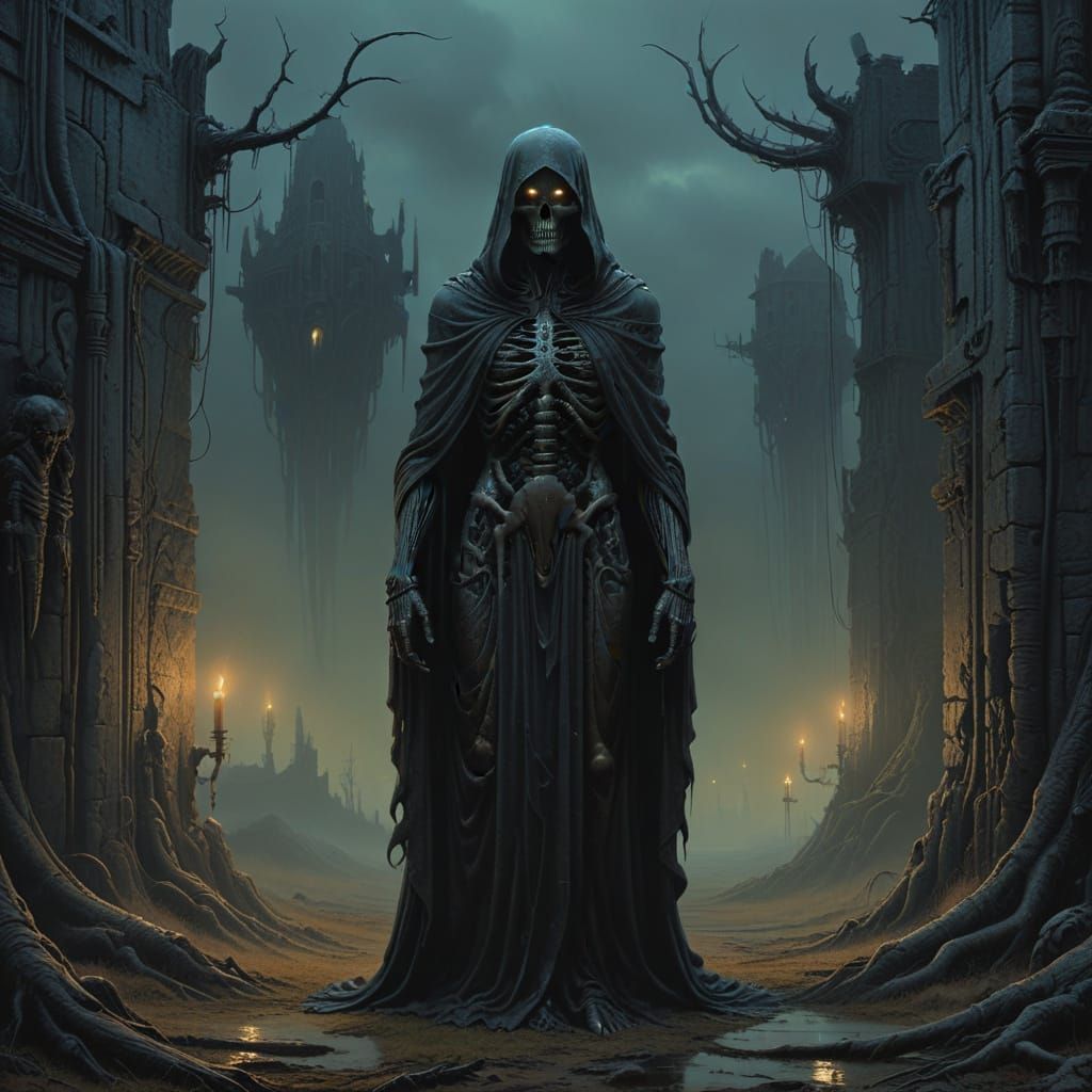 Dark Figure Consumed by Centuries-Old Vendetta in Haunting S...