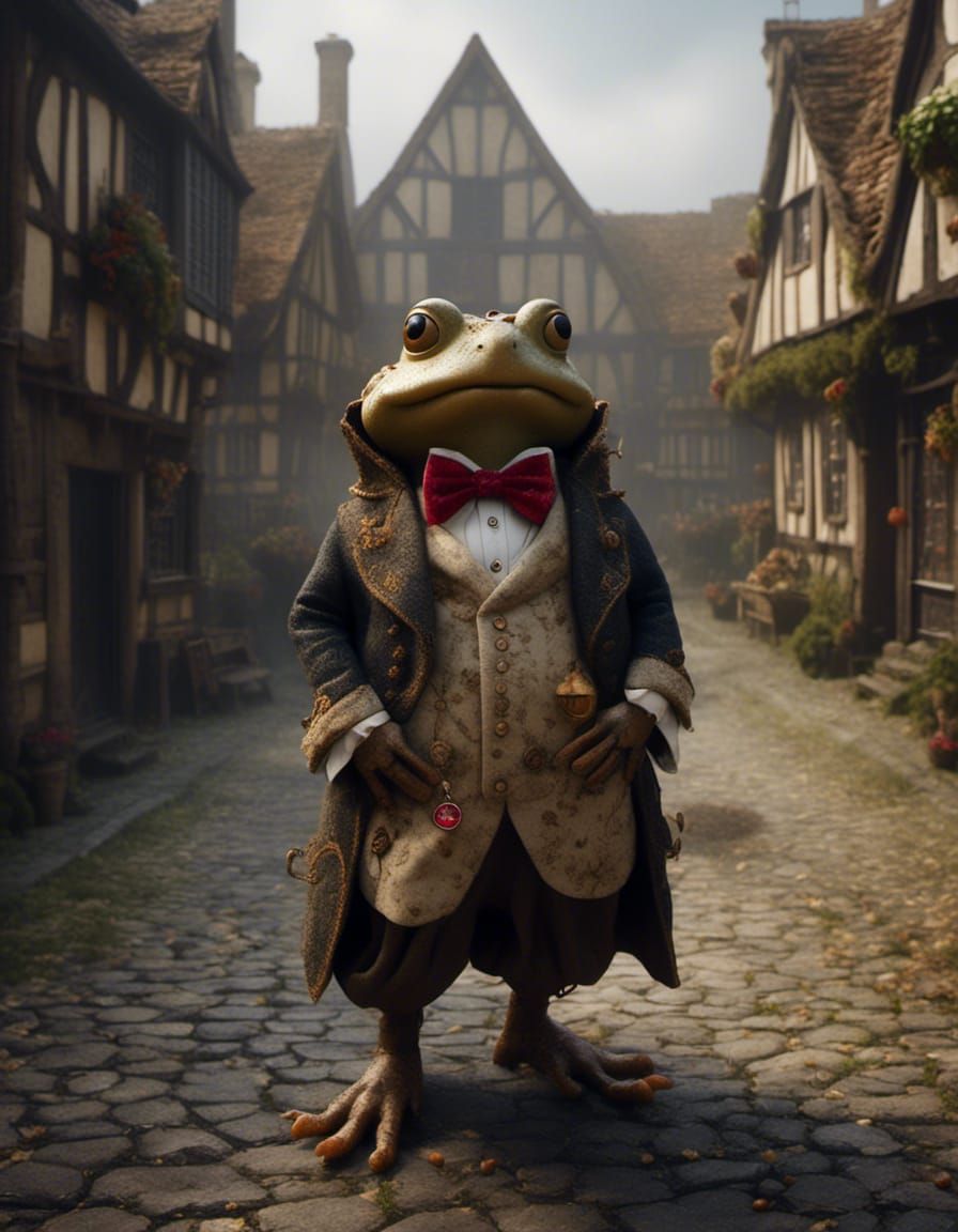 Mr. Toad in Tudor Village