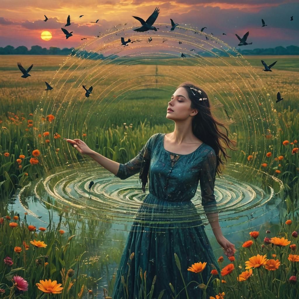 Mesmerizing Collage of Gratitude in 8K Digital Art