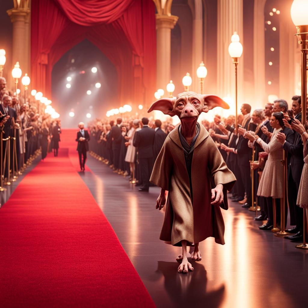 Dobby at a Red Carpet Event