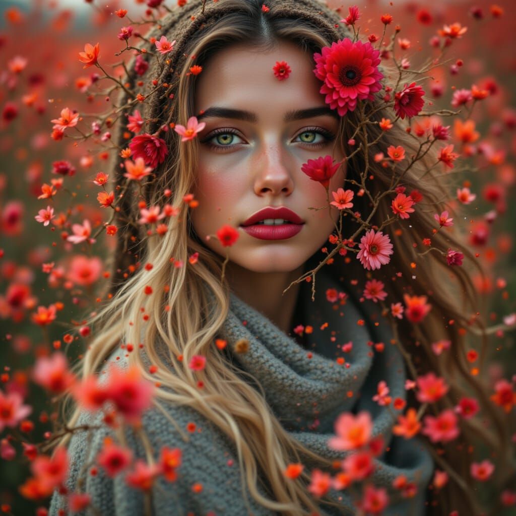 Abstract Shattered Glass Effect