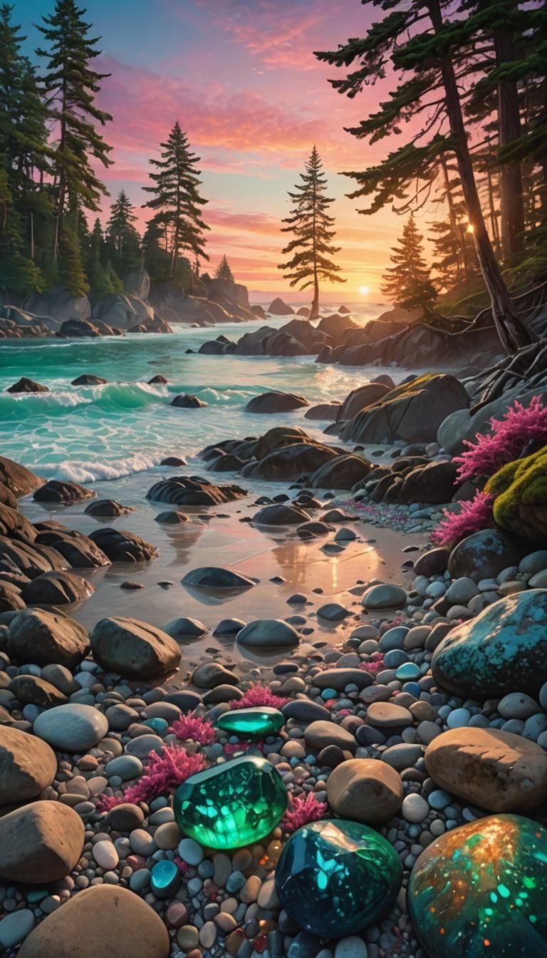 Emerald Coast Sunset in British Columbia