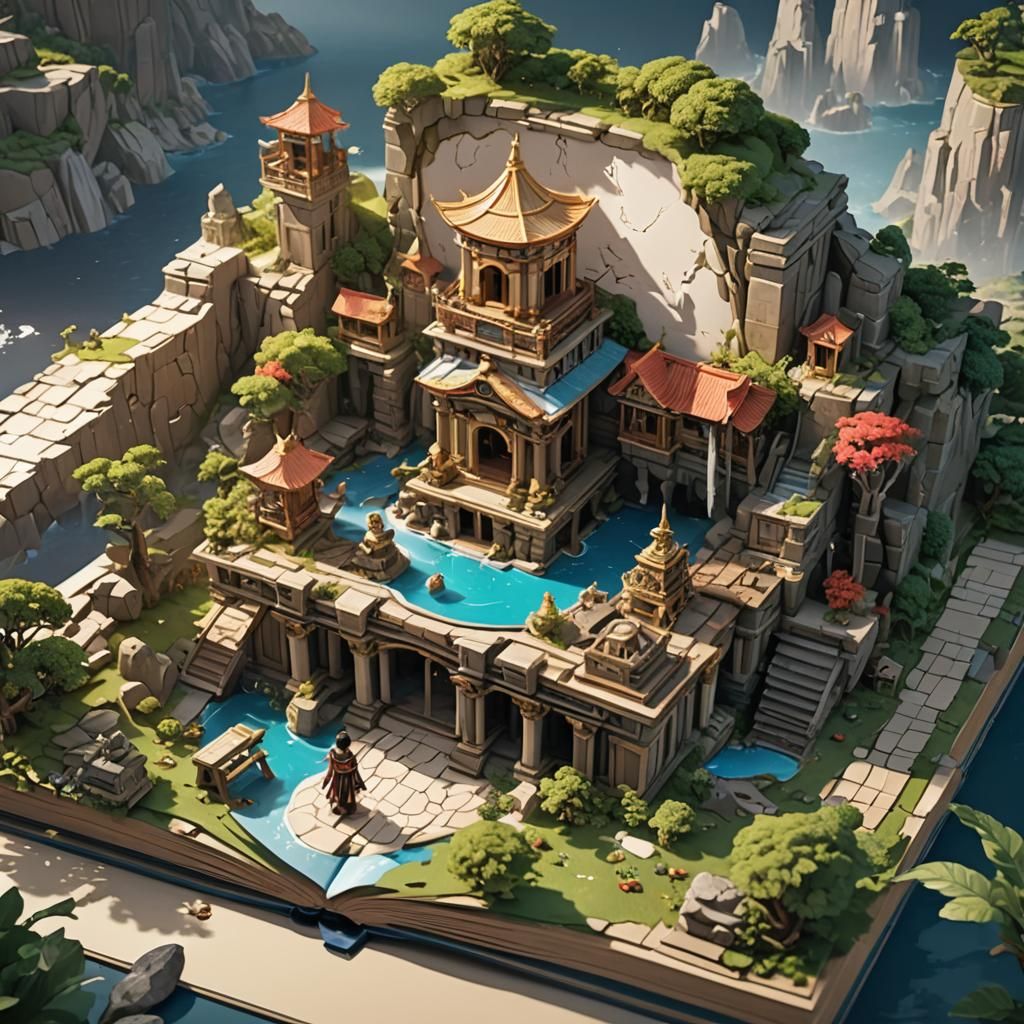 The Odyssey: 3D Anime Pop-Up Book Art