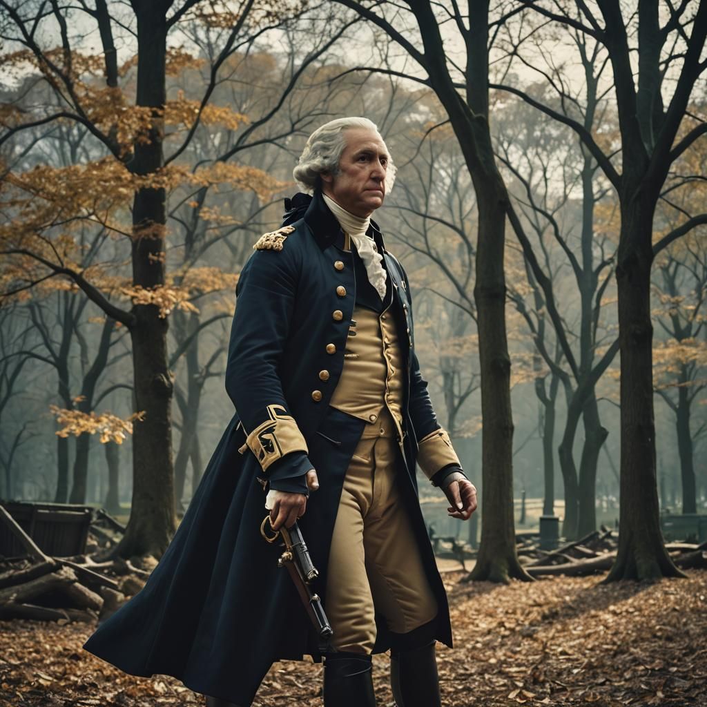 George Washington in Modern Washington D.C.