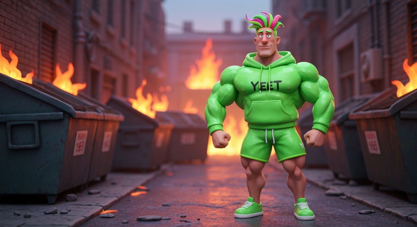 🗑💥YEET Dumpster Fire Google Not Playing