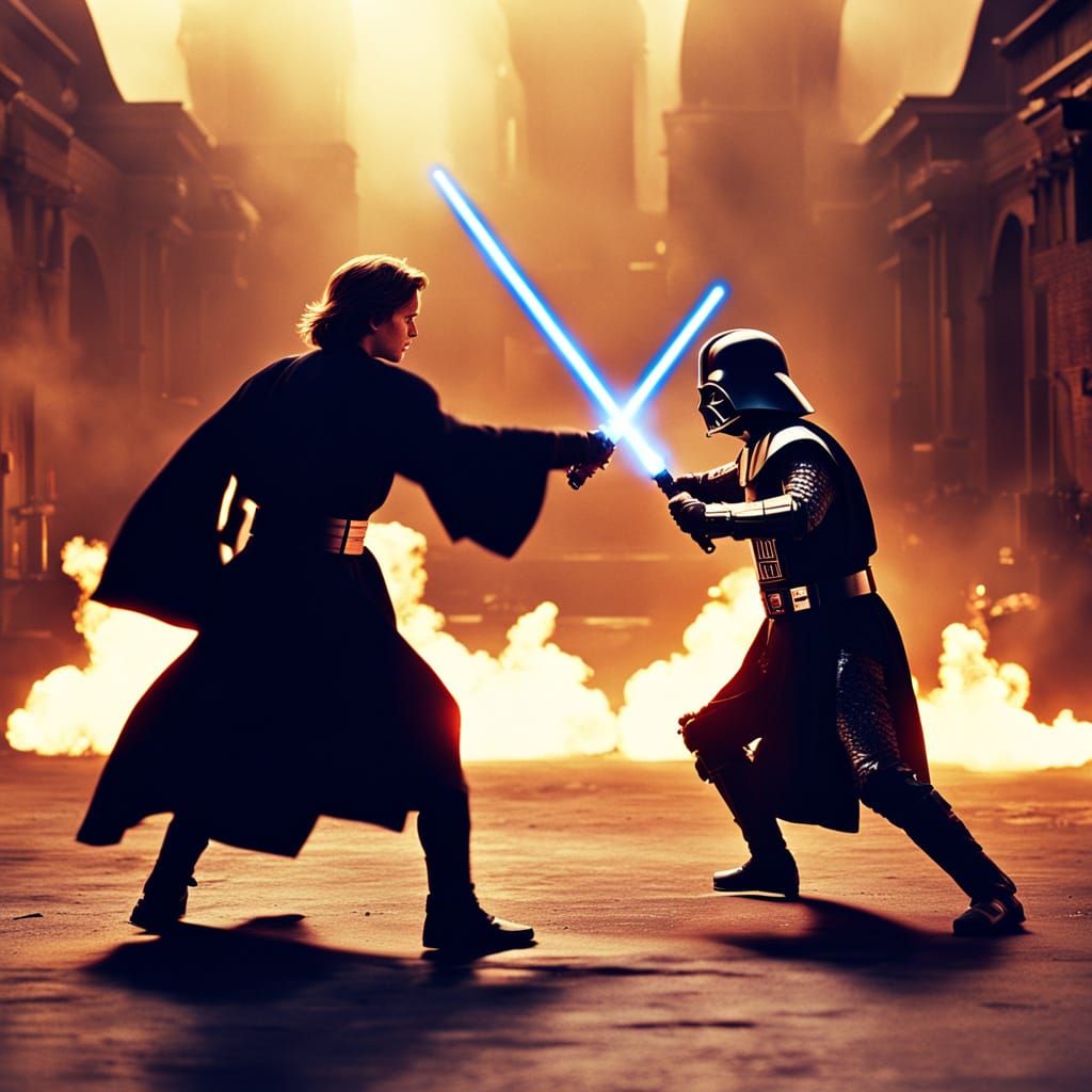 Epic Skywalker vs. Vader Lightsaber Duel