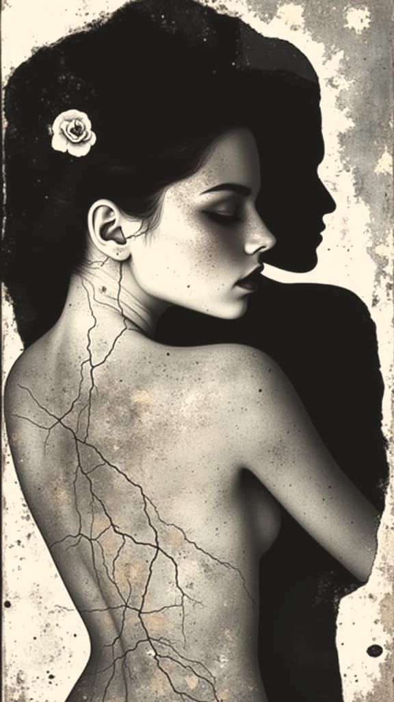 Psychedelic Calligraphy Art with Sinister Undertones