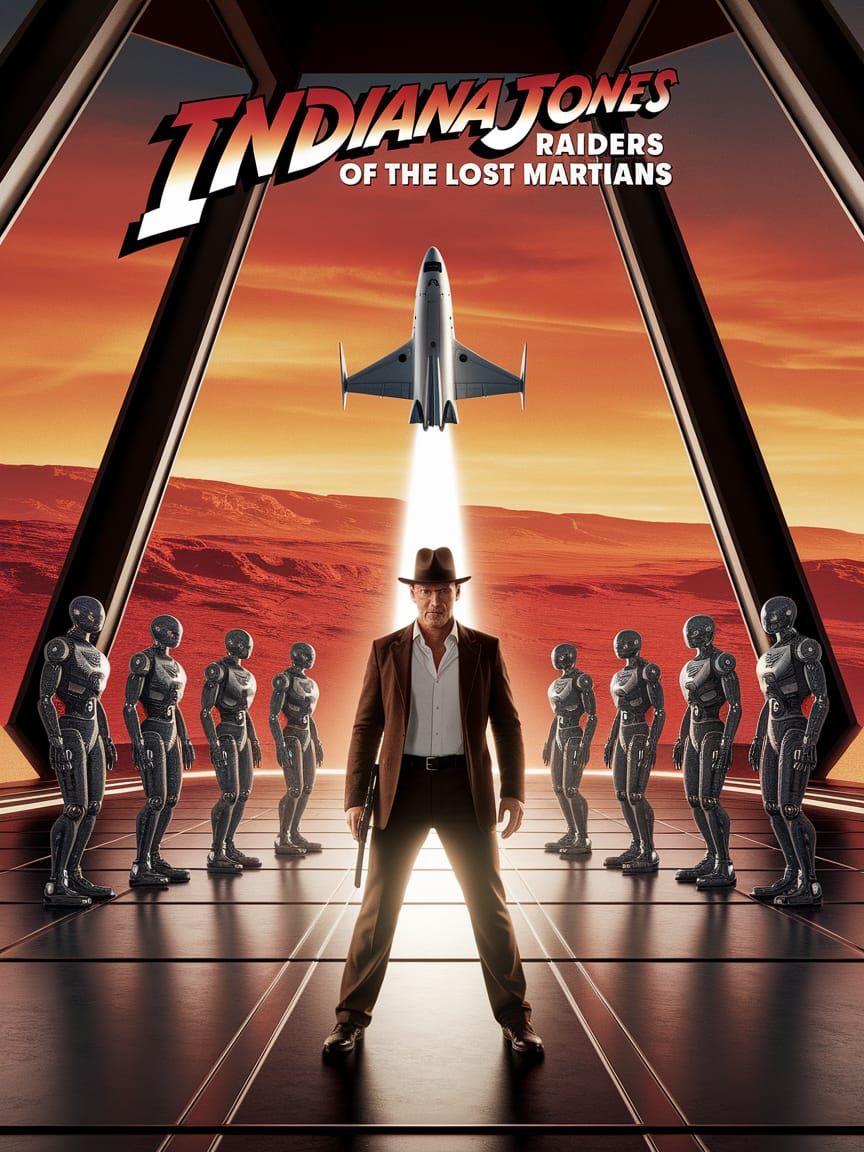Indiana Jones on Mars Movie Poster