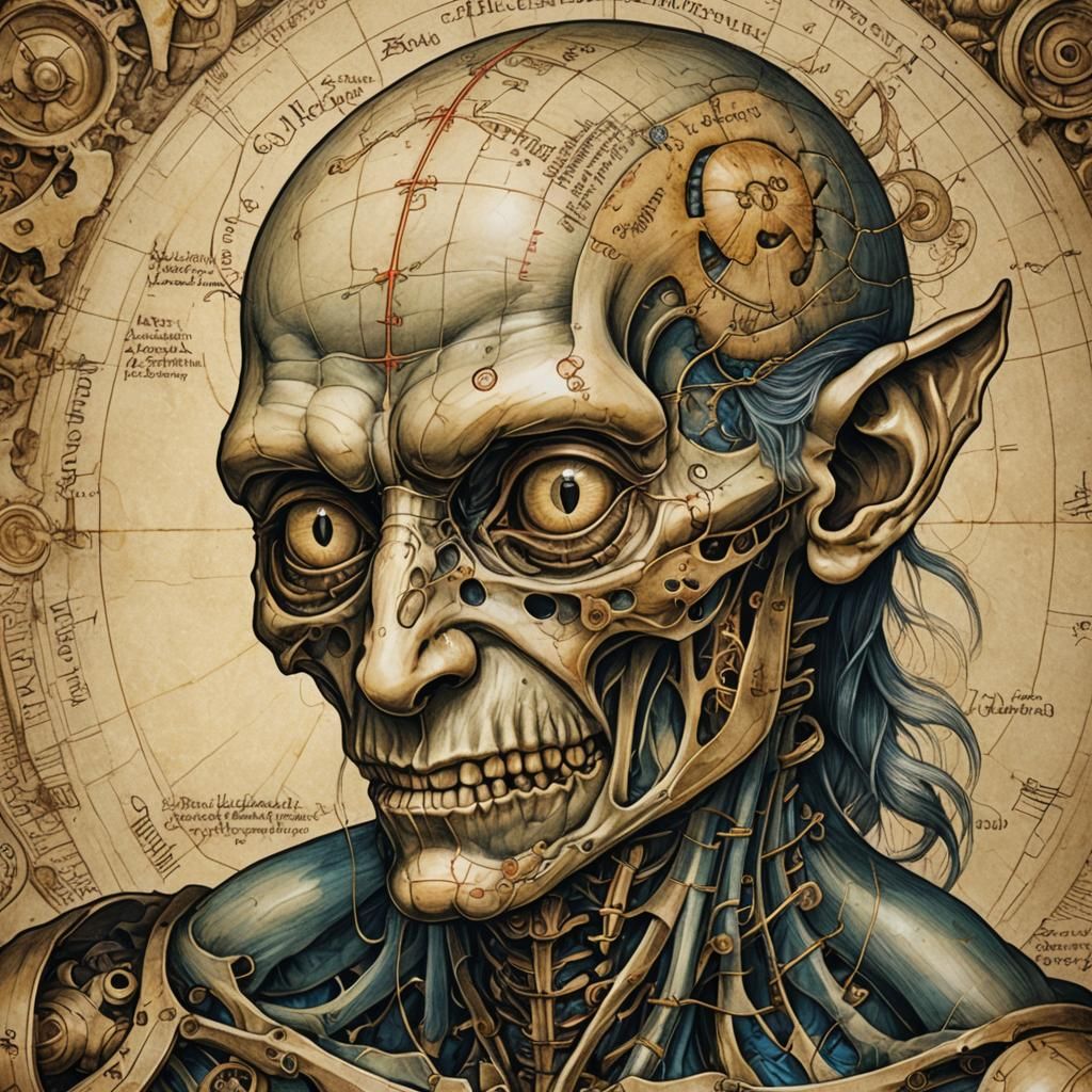 Dissected Goblin: Renaissance Anatomical Art in Da Vinci Sty...