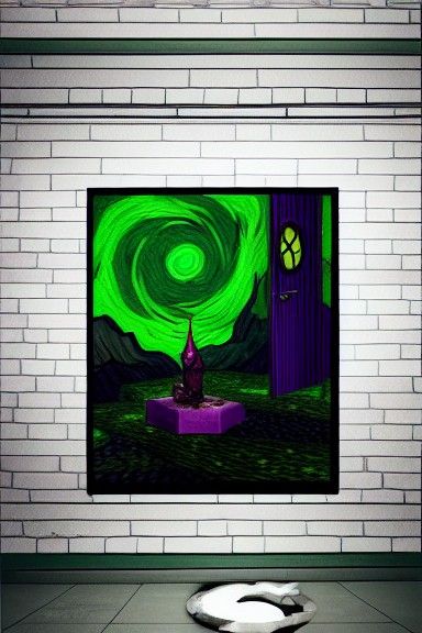 Alchemist in Van Gogh Style, Unreal Engine