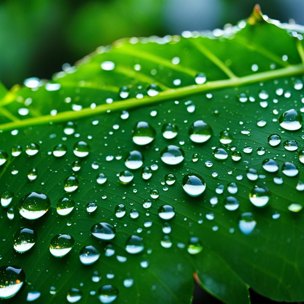 Image of Large Raindrops