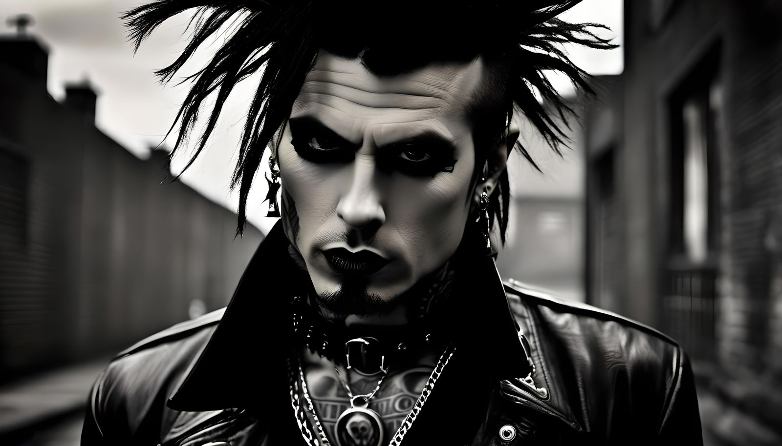 Photoshoot For A Goth Rocker (Continued)