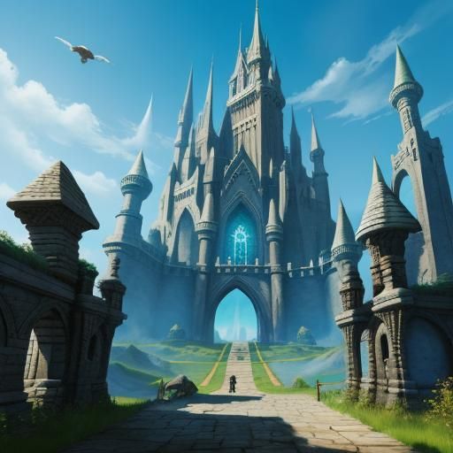 Mystical Portal to a Fantasy Realm