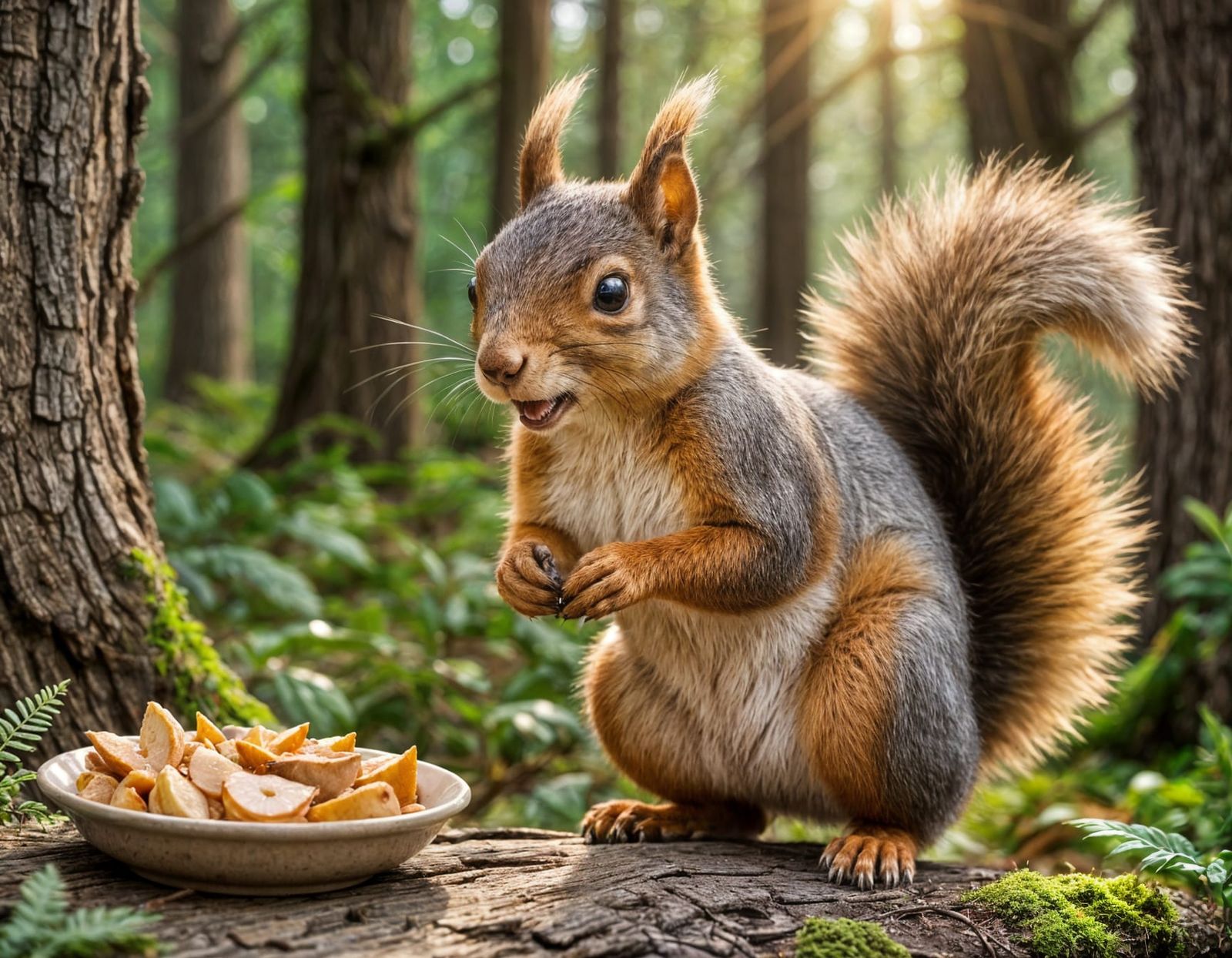 Mischievous Squirrel Generated by AI