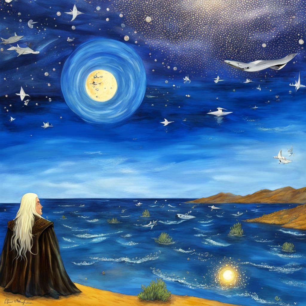 Lucius Malfoy Soars Across the Ocean