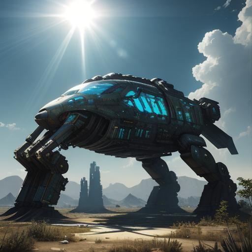 biopunk HDR Sketchfab liminal Jim Burns Octane Render minimalism sunshine rays neo-primitivism tesselation elemental