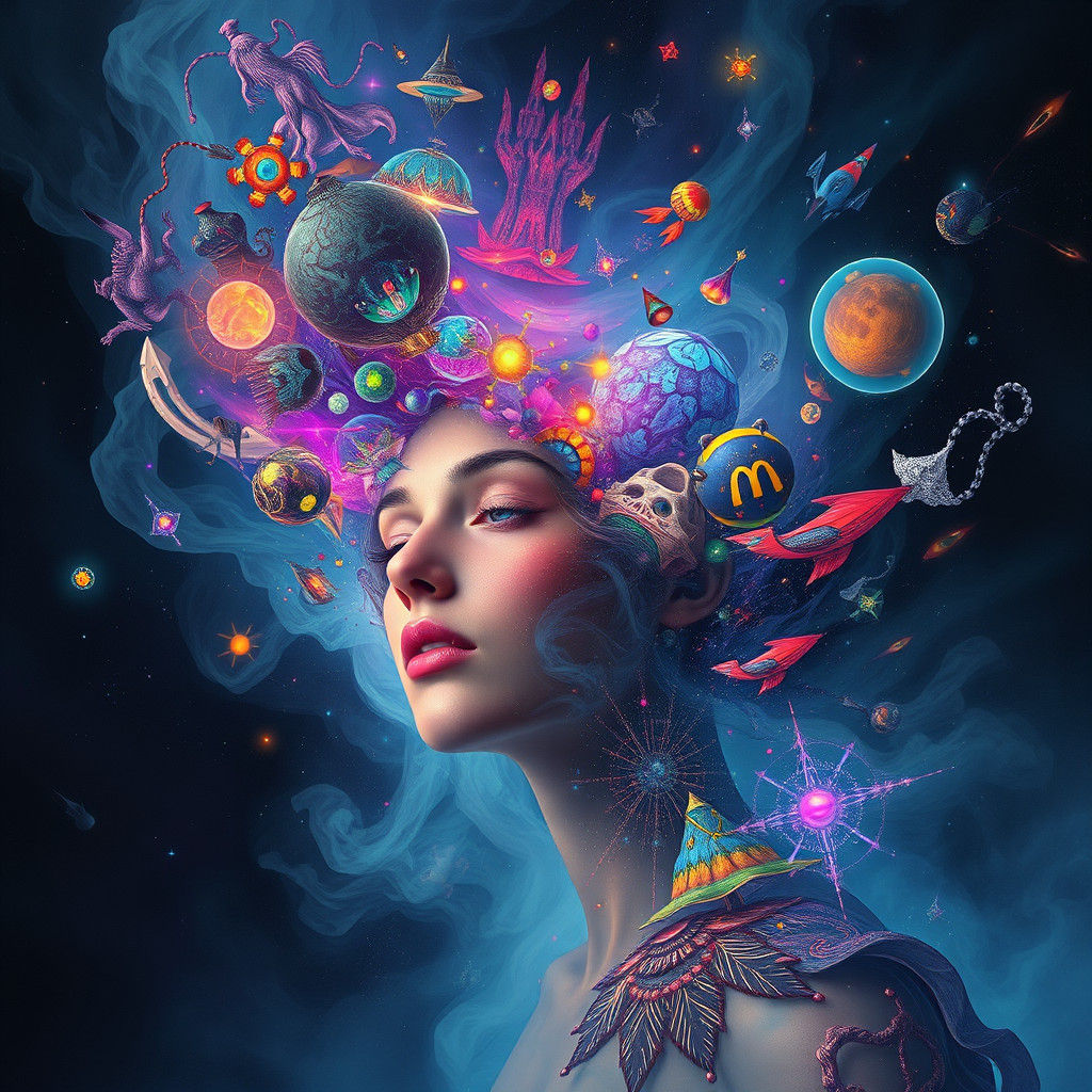 Surreal Hallucinations in a Dreamlike Fantasy World