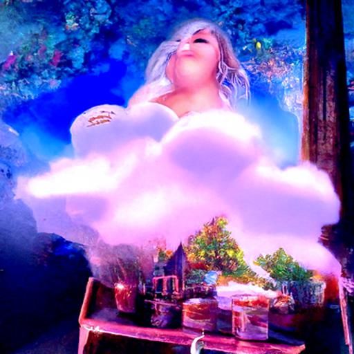 Ethereal Fantasy Image of Month-End Spending