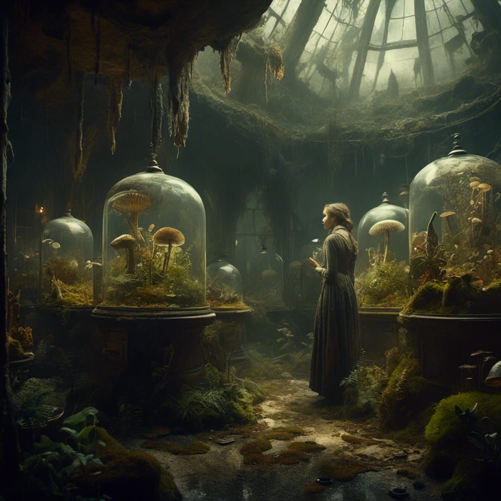 Mystical Terrarium in Strange Horticulture Shop