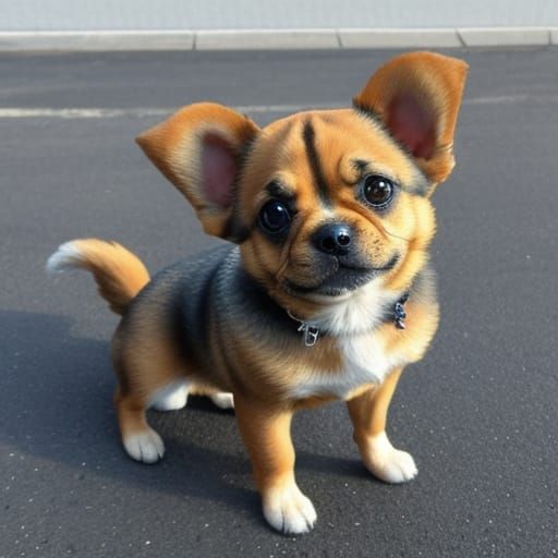 Adorable Puppy Portrait