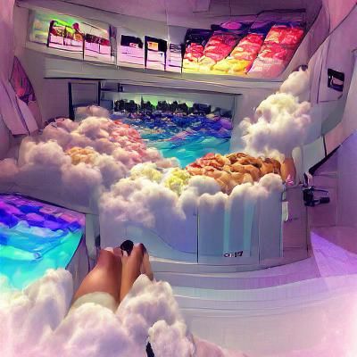 Ethereal Heaven Skyscape: A Dreamy AI Image