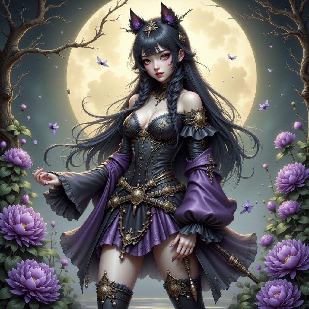 Surreal Fantasy Calamity: Majestic Albatross in Whimsical Fa...