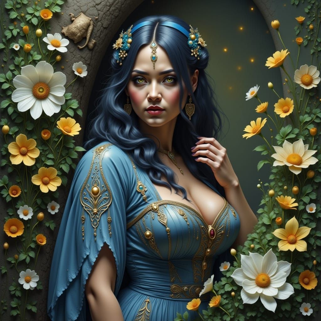 Glowing Goddess of Ancient Egypt