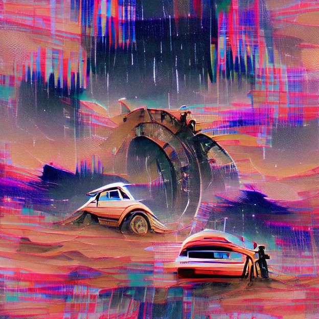 Stuck in Time: An AI Generated Concept