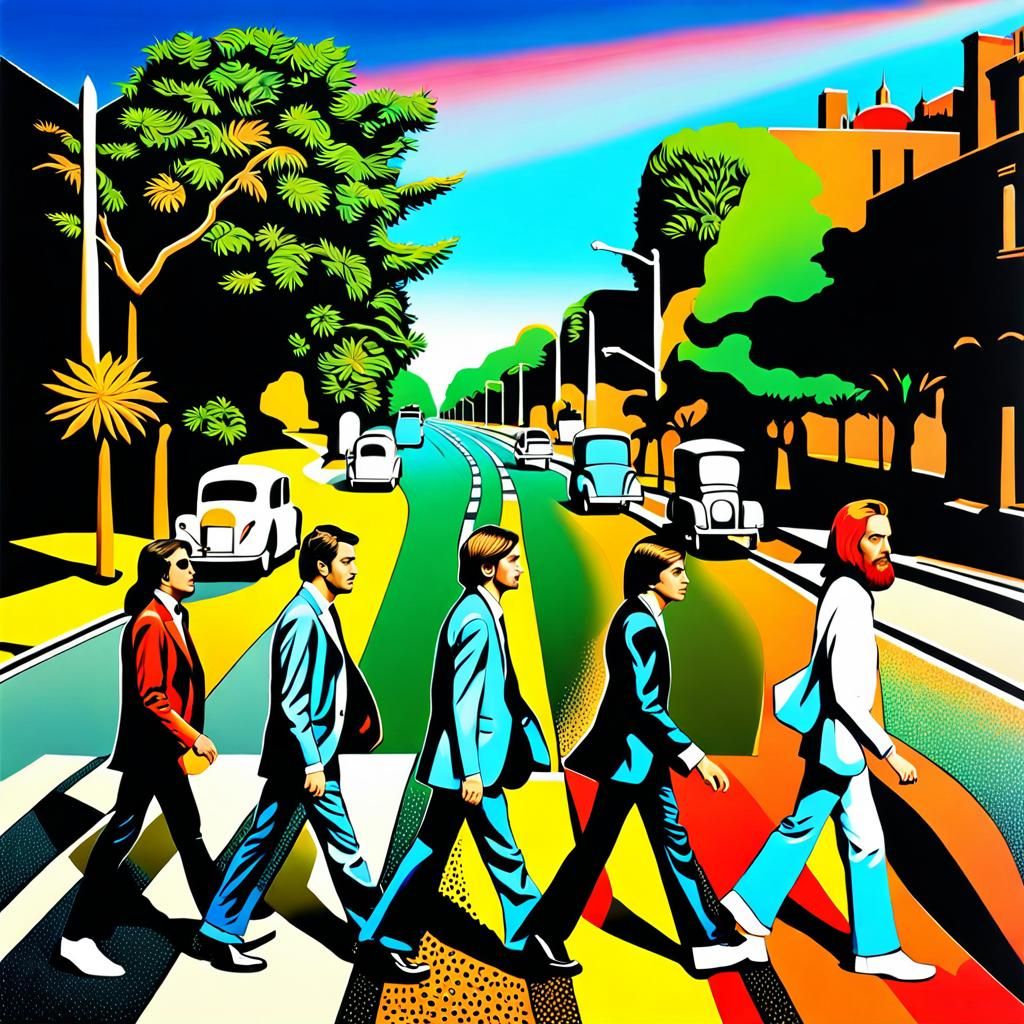 Surreal Landscapes Combine Hollywood, Abbey Road, Planets