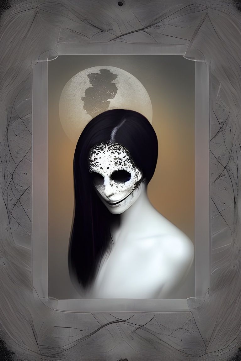 Horrifyingly Beautiful Woman in Hyperdetailed Fantasy Art