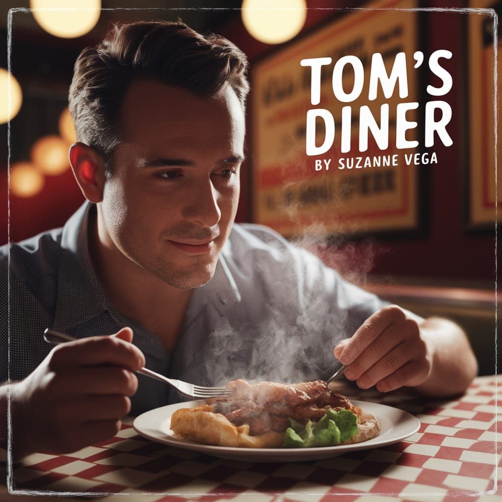 Vintage Diner Portrait: Warm Hospitality and Retro Charm