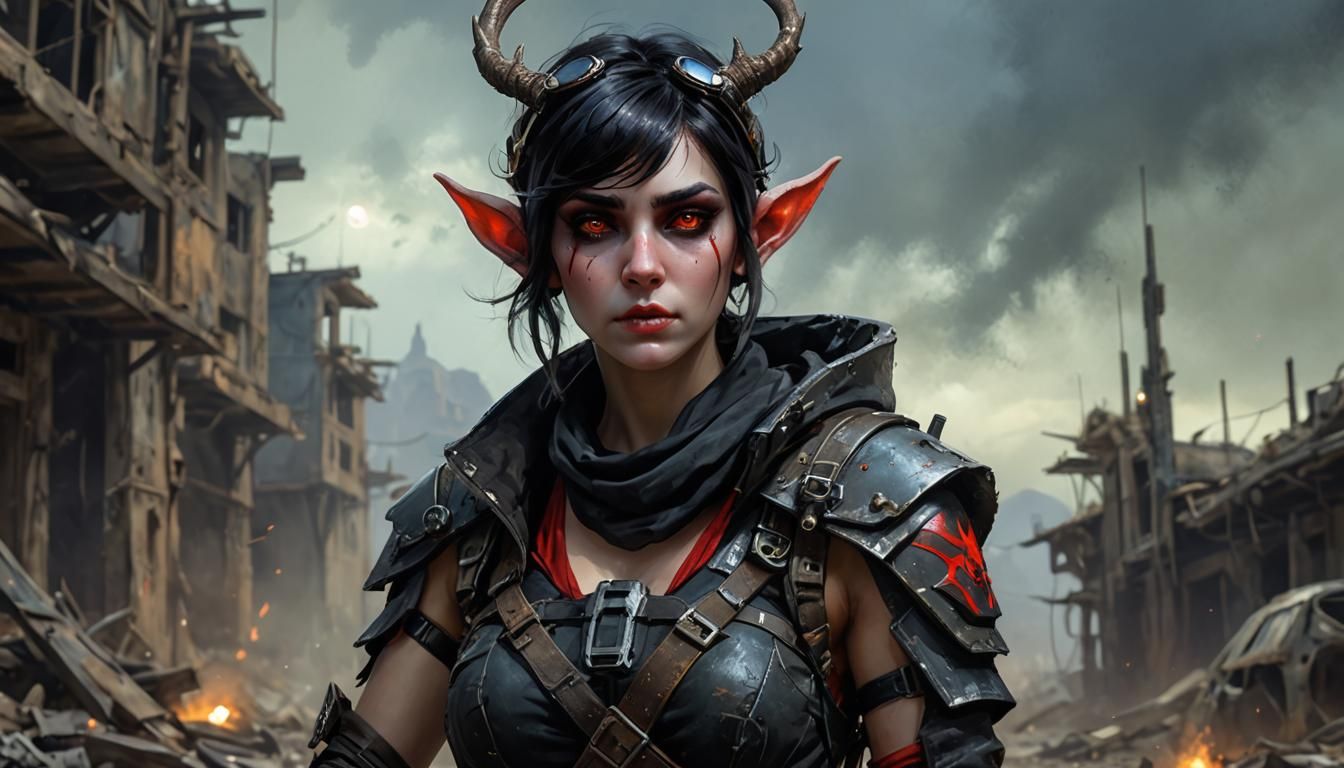 Backdoor being a Post-Apocalyptic Scavenger