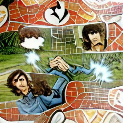 George Harrison as Comic Book Superhero
