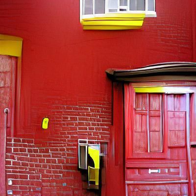 Colorful Doors Generated From Simple AI Prompt