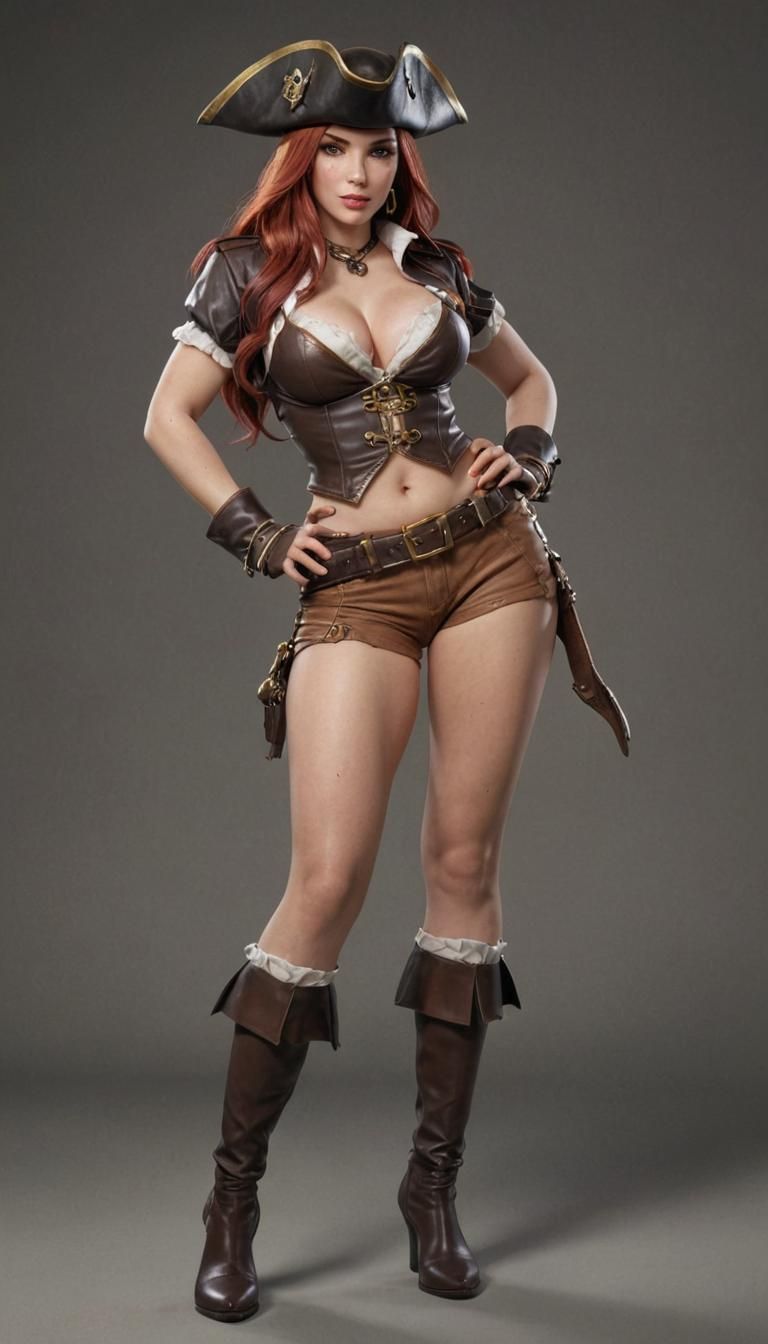 Miss Fortune Pirate Realism 4K