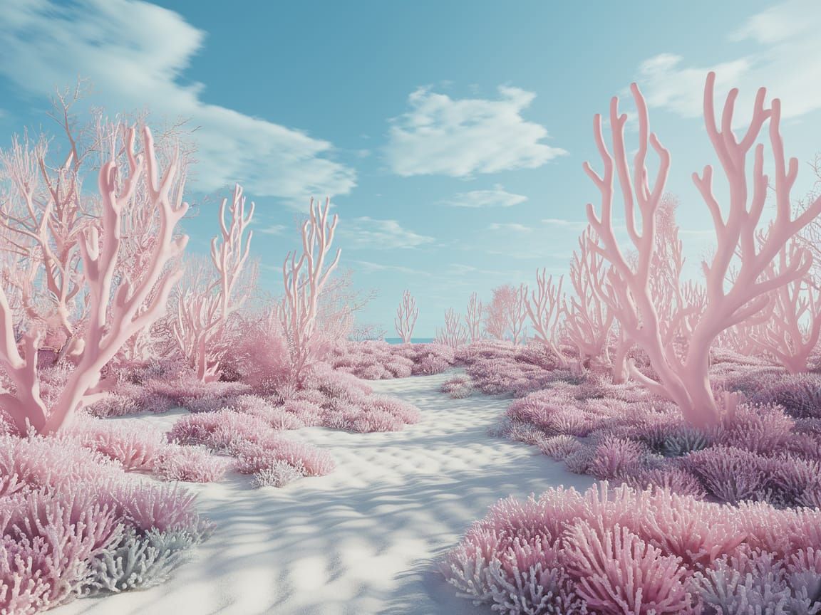 Dreamlike Coral Reef Paradise
